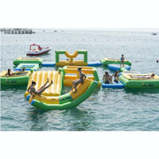 giant inflatable floating water park